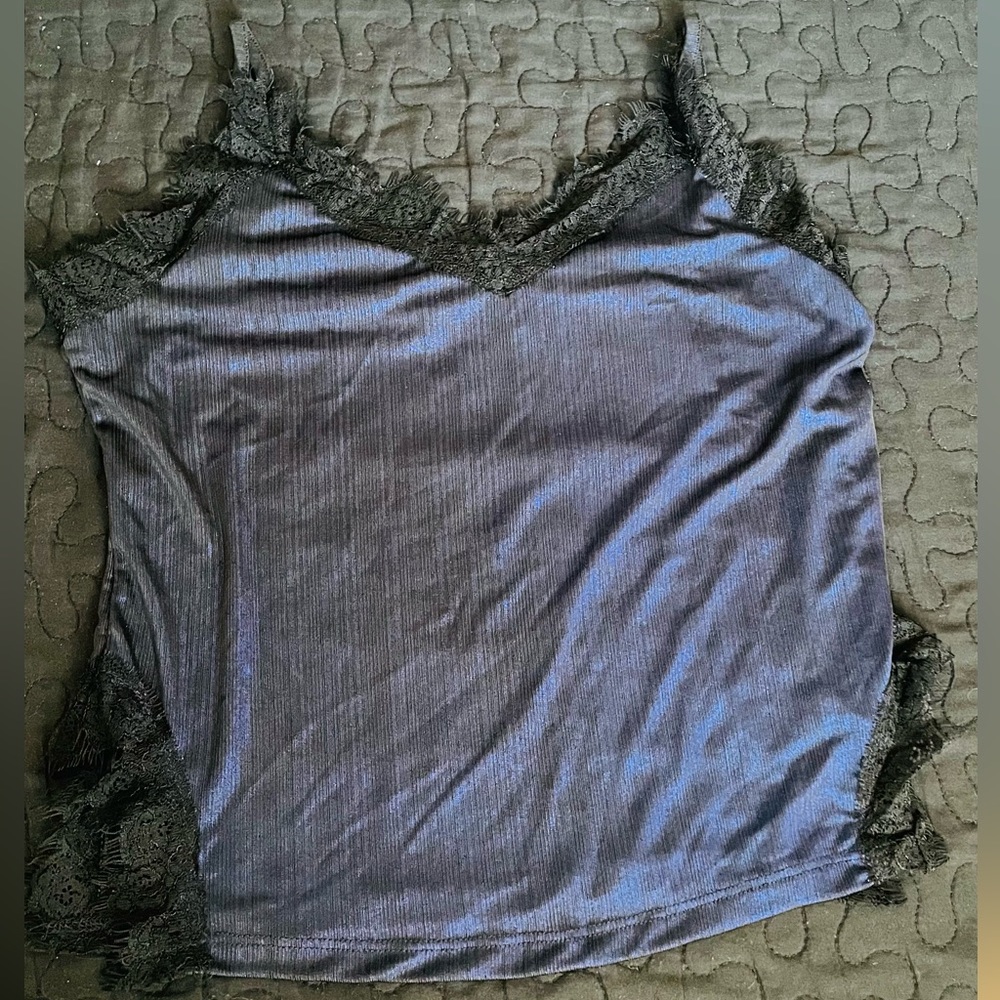 Metallic blue camisole small size